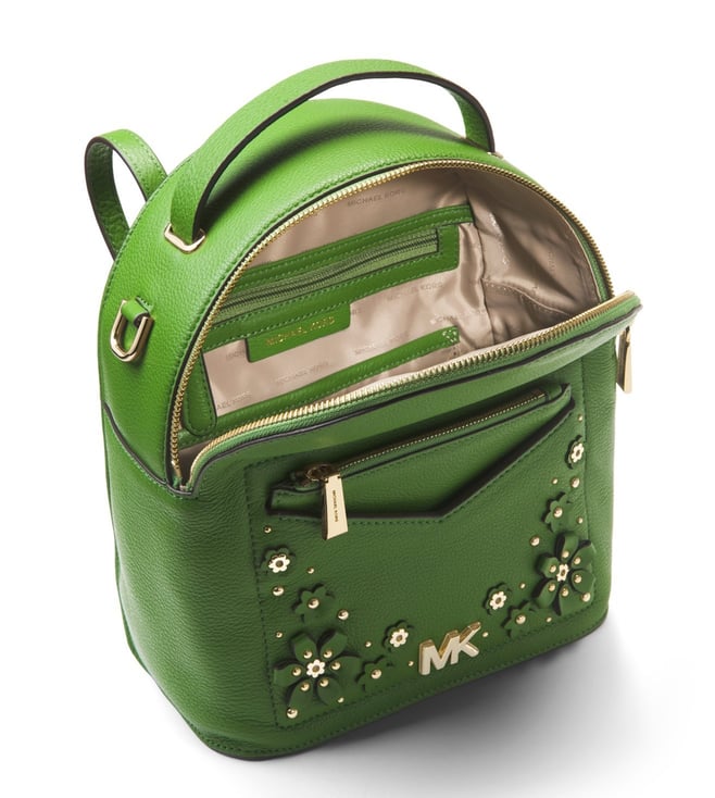 michael kors green backpack