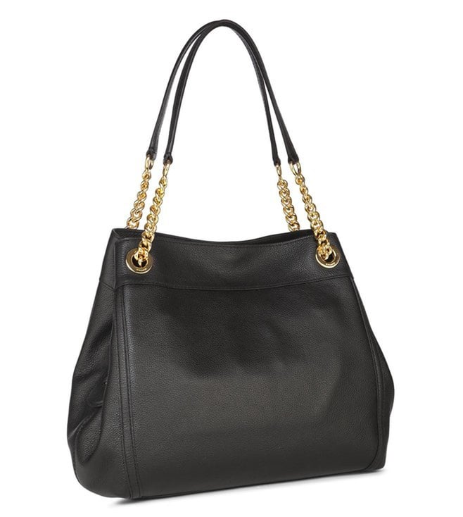 coach turnlock shoulder bag black