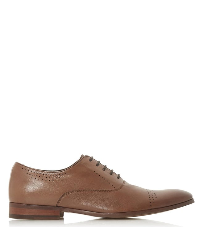 Buy Dune London Tan Pickford Brogue Shoes for Men Online @ Tata CLiQ Luxury