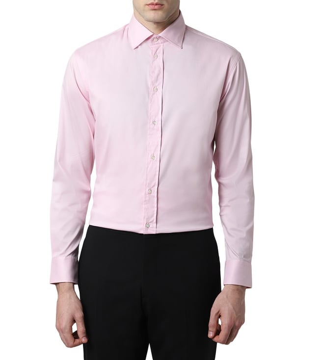 Buy Emporio Armani Rosa Cotton Shirt With Stiff French Collar for Men  Online @ Tata CLiQ Luxury