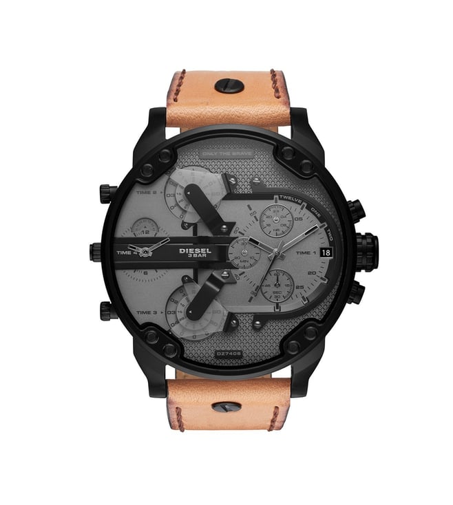 Buy Diesel Dz7406 Grey Analog Watch For Men Original Men Men Watches Only At Tata Cliq Luxury