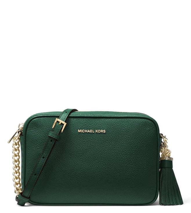 michael kors racing green purse