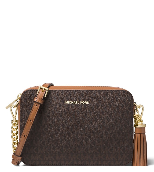 Buy MICHAEL Michael Kors Brown Medium Cross Body Bag for Women Online @  Tata CLiQ Luxury