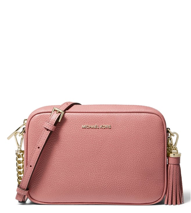 michael kors rose print bag