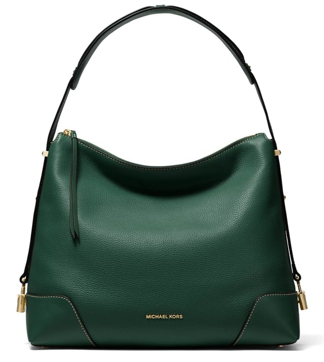 michael kors green shoulder bag