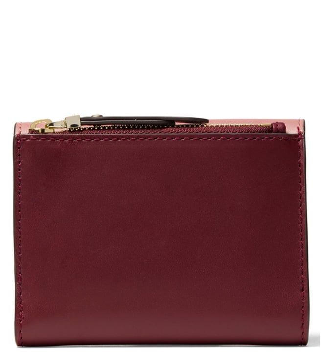 michael kors oxblood wristlet