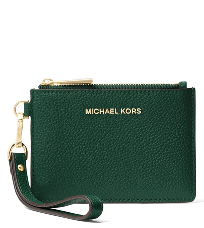 michael kors green wristlet