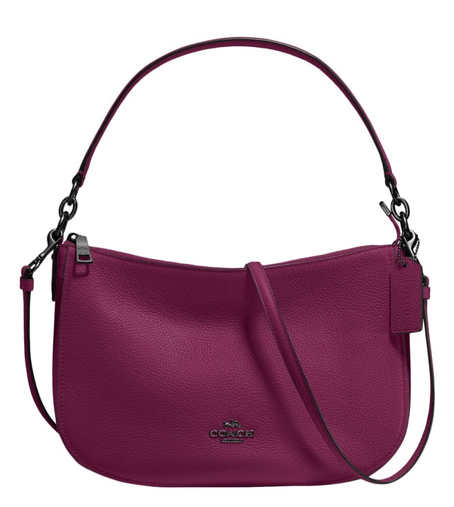 Buy Coach Dark Berry Chelsea Medium Crossbody Bag for Women Online @ Tata  CLiQ Luxury