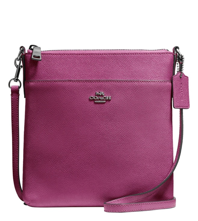 Buy Coach Dark Berry Medium Crossbody Bag for Women Online @ Tata CLiQ Luxury