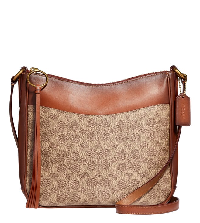 Buy Coach Tan Rust Chaise Medium Crossbody Bag for Women Online @ Tata CLiQ Luxury