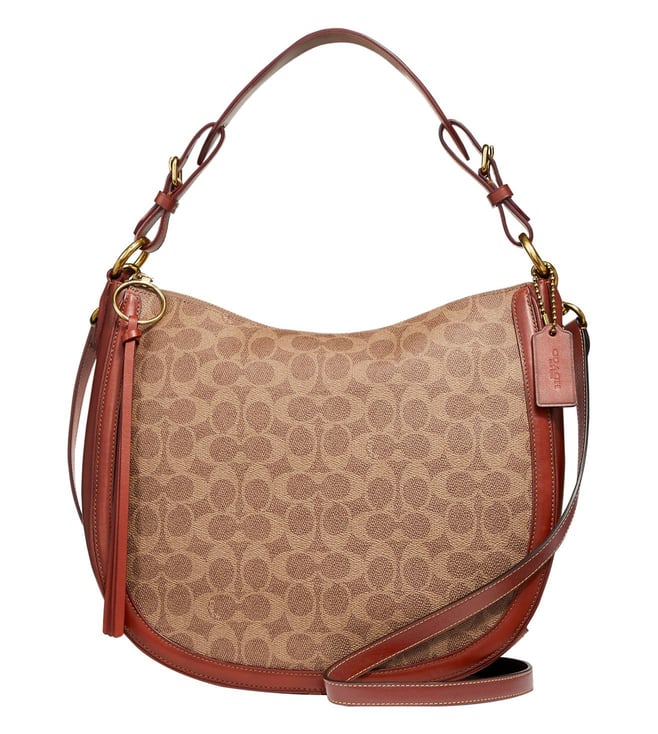 coach tan hobo bag