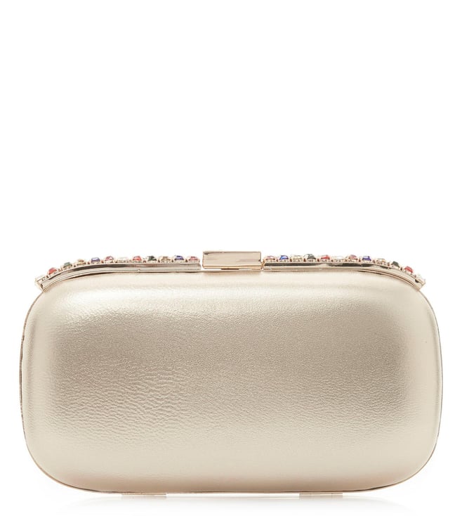 gold clutch bag dune