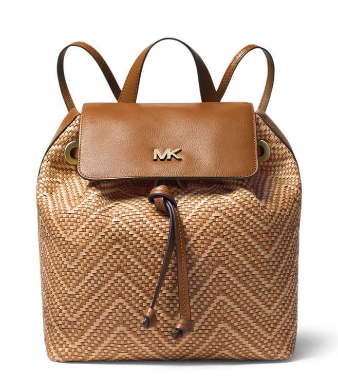 Buy MICHAEL Michael Kors Acorn & Butternut Junie Backpack for Women Online  @ Tata CLiQ Luxury