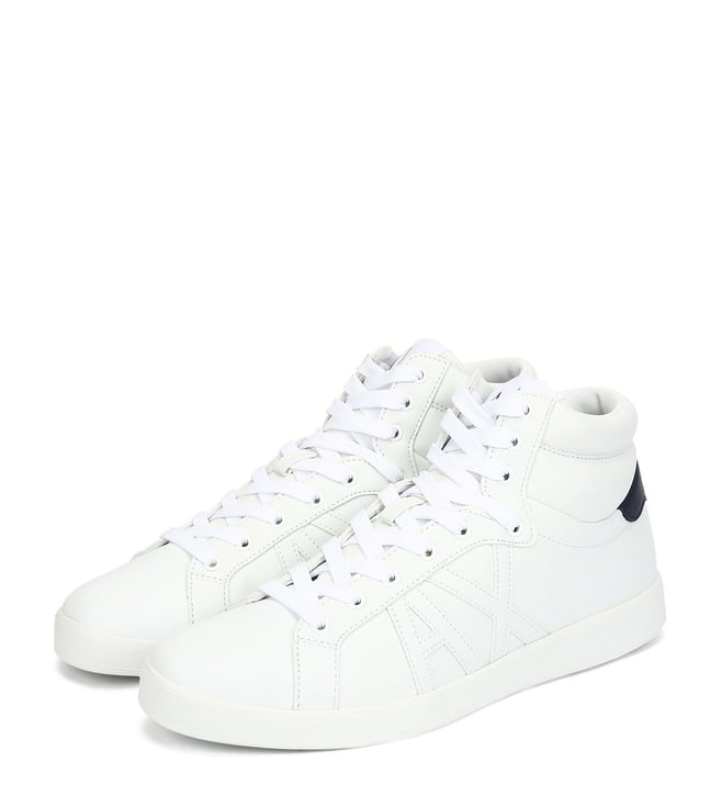 Buy Armani Exchange White Retro High Top Sneakers for Men Online @ Tata  CLiQ Luxury