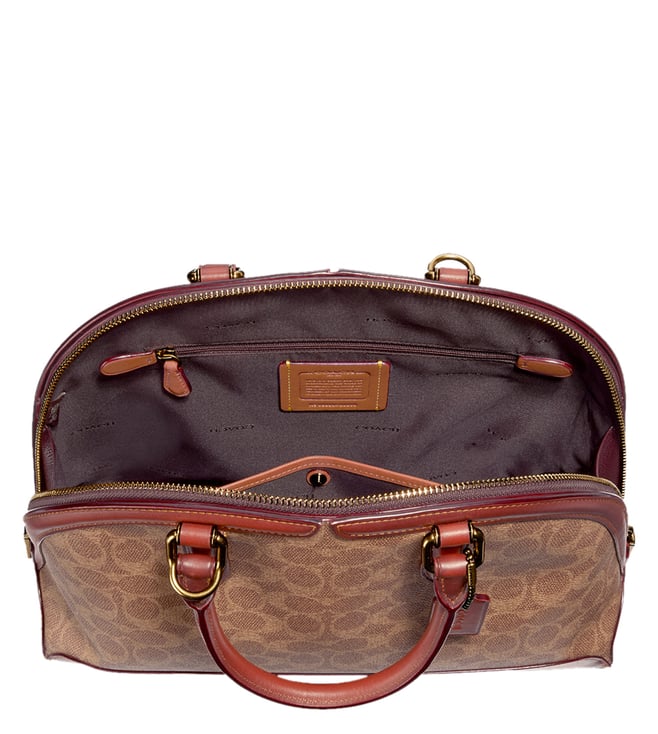 coach signature quinn satchel