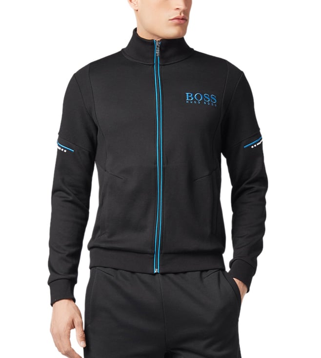 Hugo Boss UK | Jacket Zip Dark Blue Track Top