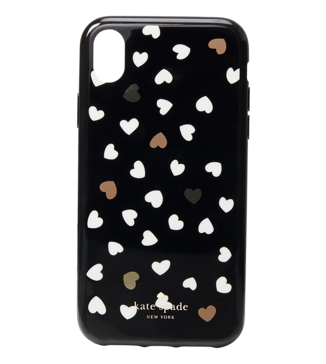 Buy Kate Spade Black & White Heart Beat iPhone XR Case Online @ Tata CLiQ  Luxury