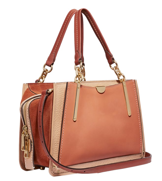 coach gold handbag