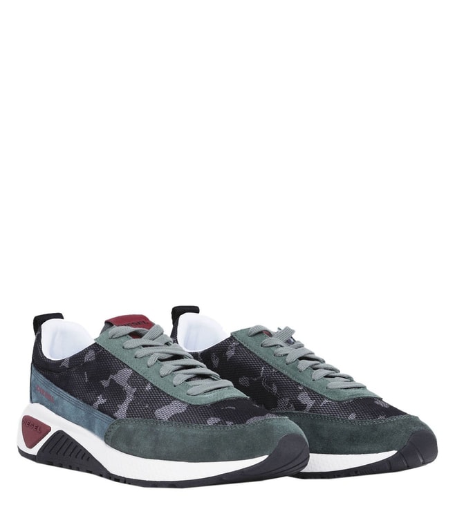 Diesel Green S-KB Low Lace Camo Print 