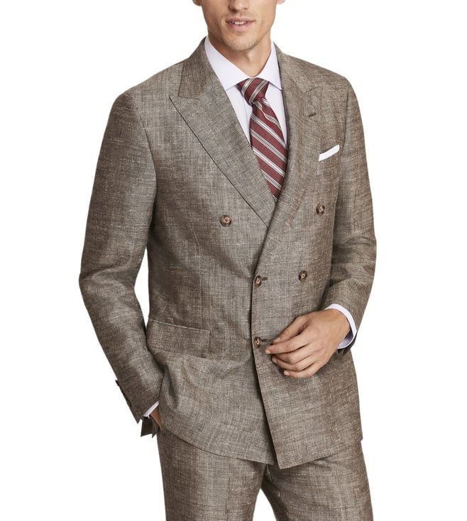Buy Brooks Brothers Beige Regent Fit Sportcoat for Men Online Tata