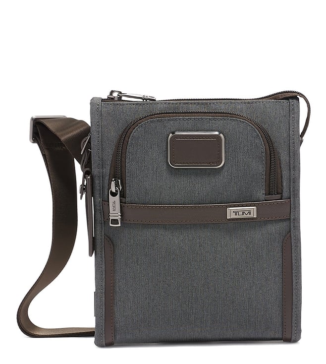 Buy Tumi Alpha Pocket Bag Small Crossbody, Anthracite Online