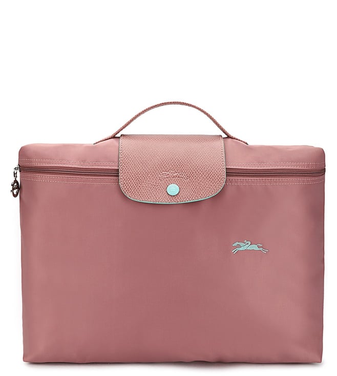 Buy Longchamp Antique Pink Le Pliage Club Small Document Holder