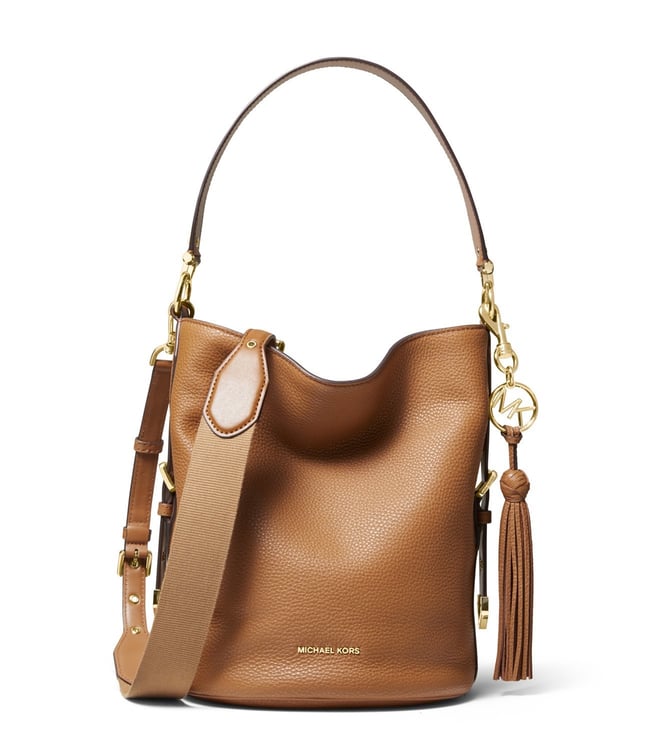 Buy MICHAEL Michael Kors Acorn Brooke Medium Top Handle Hobo Bag for Women  Online @ Tata CLiQ Luxury