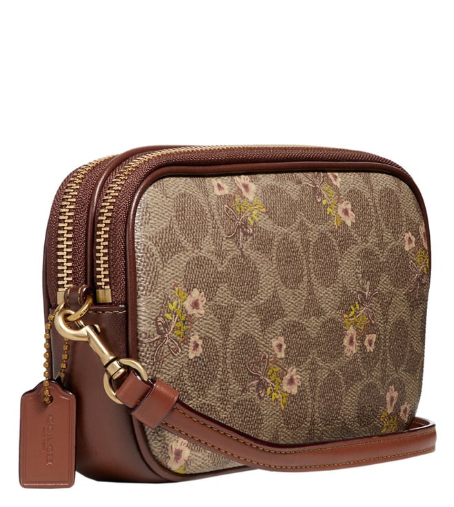 coach floral sadie crossbody