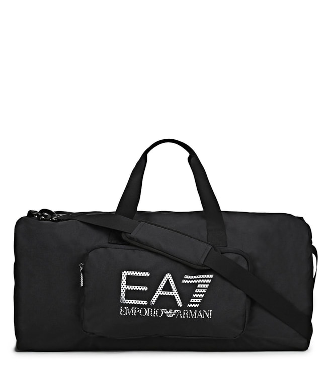 Buy Emporio Armani Nero EA7 Medium Logo Duffle Bag for Men Online ...
