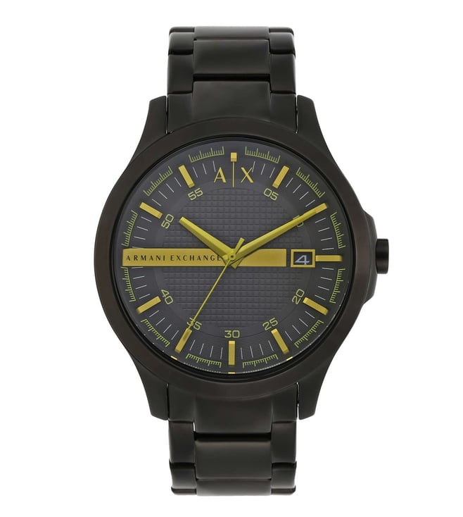 Buy Armani Exchange AX2407 Black Hampton Watch For Men for Men Online ...