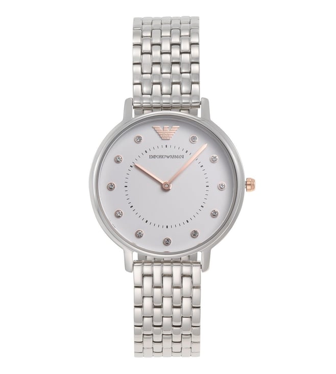 Buy Emporio Armani Kappa AR80023 White Dial Watch for Women Online ...