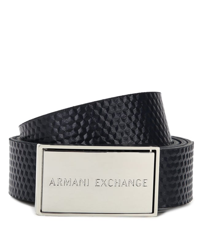 Buy Armani Exchange Navy & Marine Cut-To-Size Waist Belt for Men Online @  Tata CLiQ Luxury