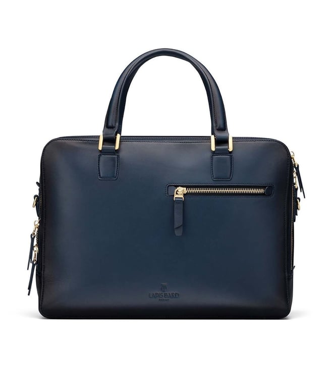 Buy Lapis Bard Blue Ducorium Chester Large Laptop Bag for Online @ Tata ...