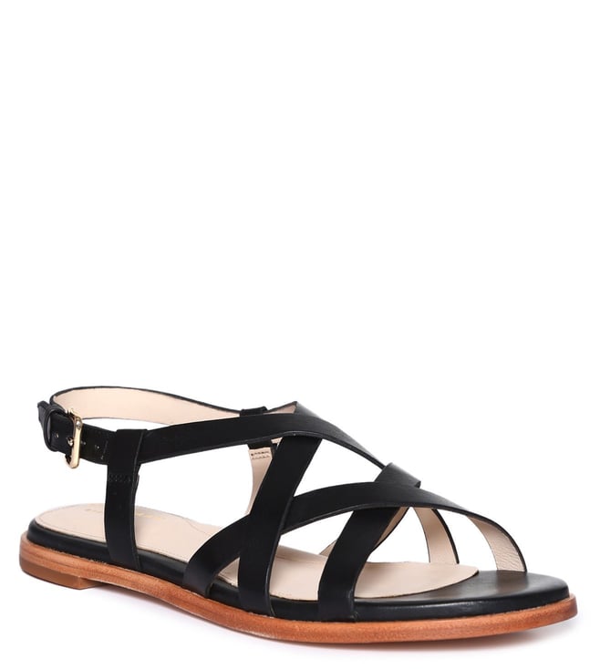 Buy Cole Haan Black Analeigh Grand Strappy Back Strap Sandals for