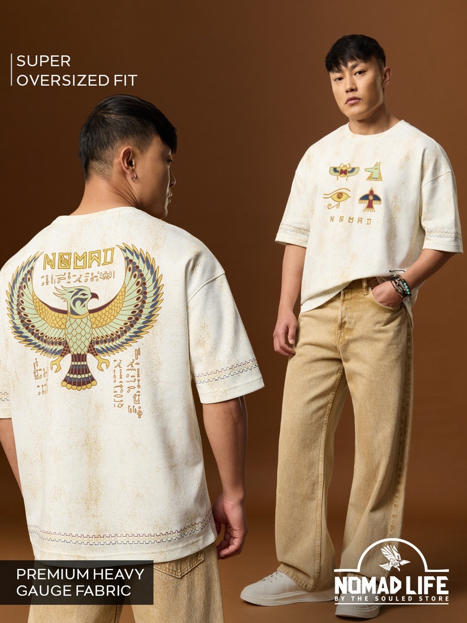 The Souled Store Nomad Phoenix Super Oversized T-Shirt