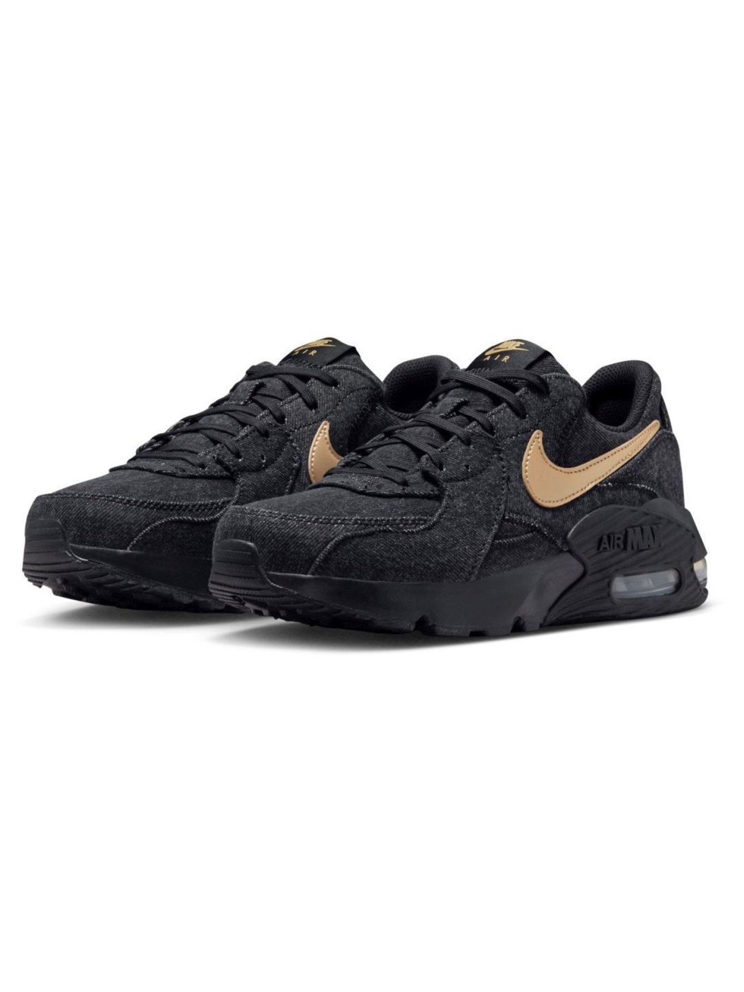 nike air max women black and gold