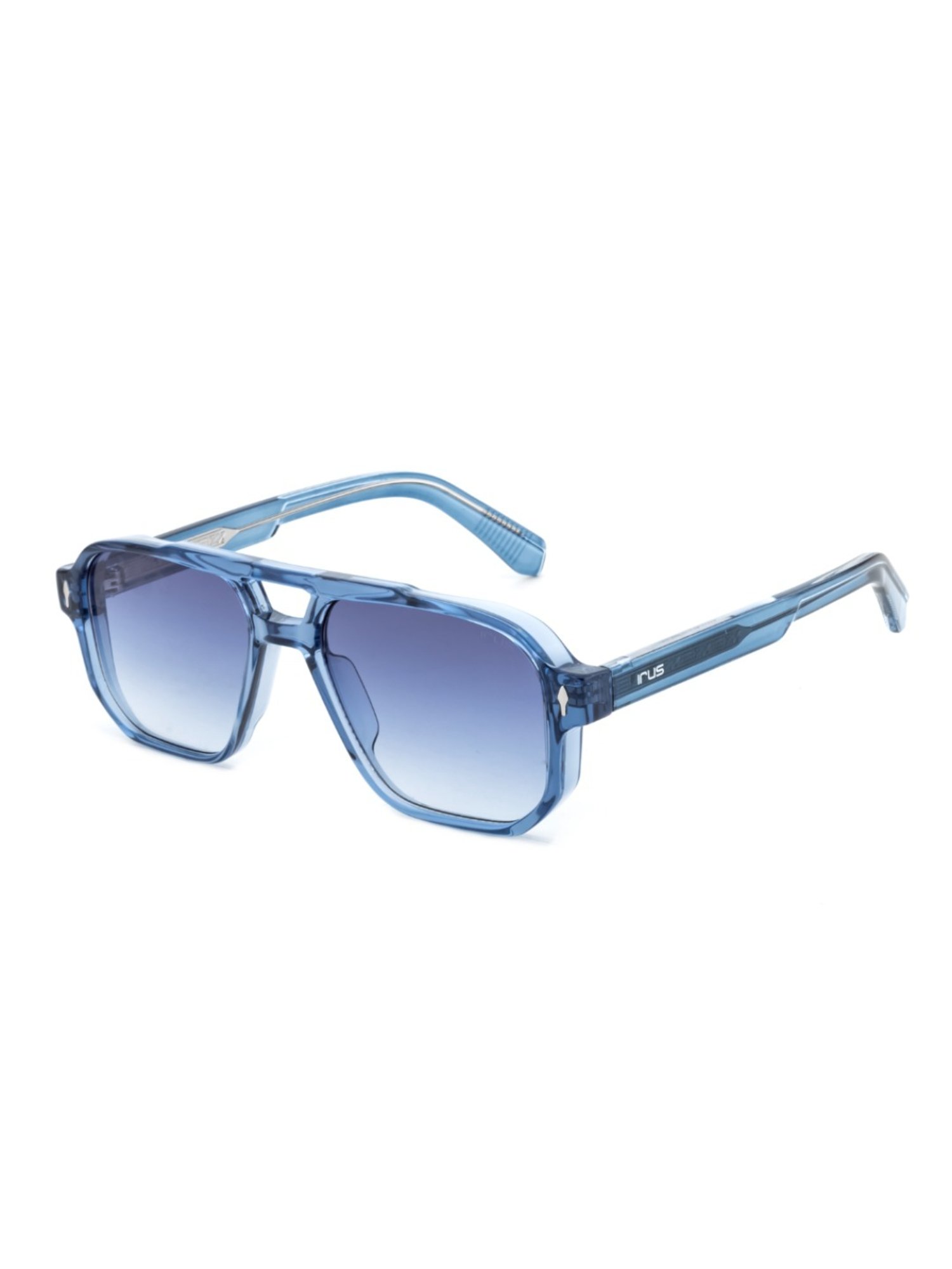 Irus Blue Gradient Square Sunglasses for Men