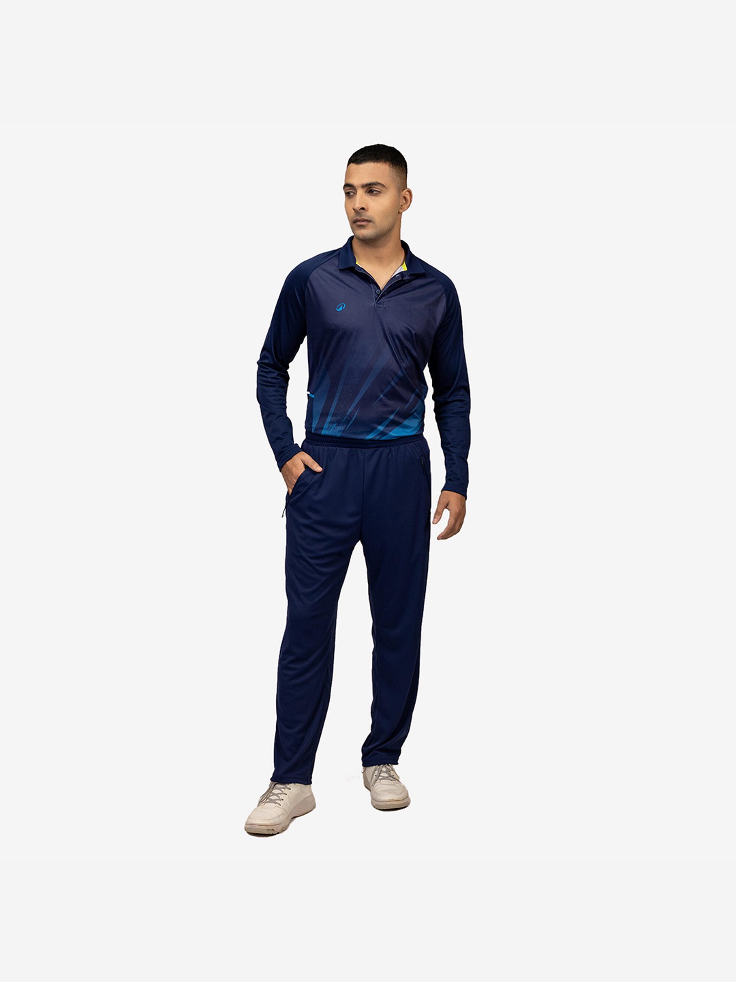 FLX - Men Navy CTS 500 Stretchable Cricket Track Pants