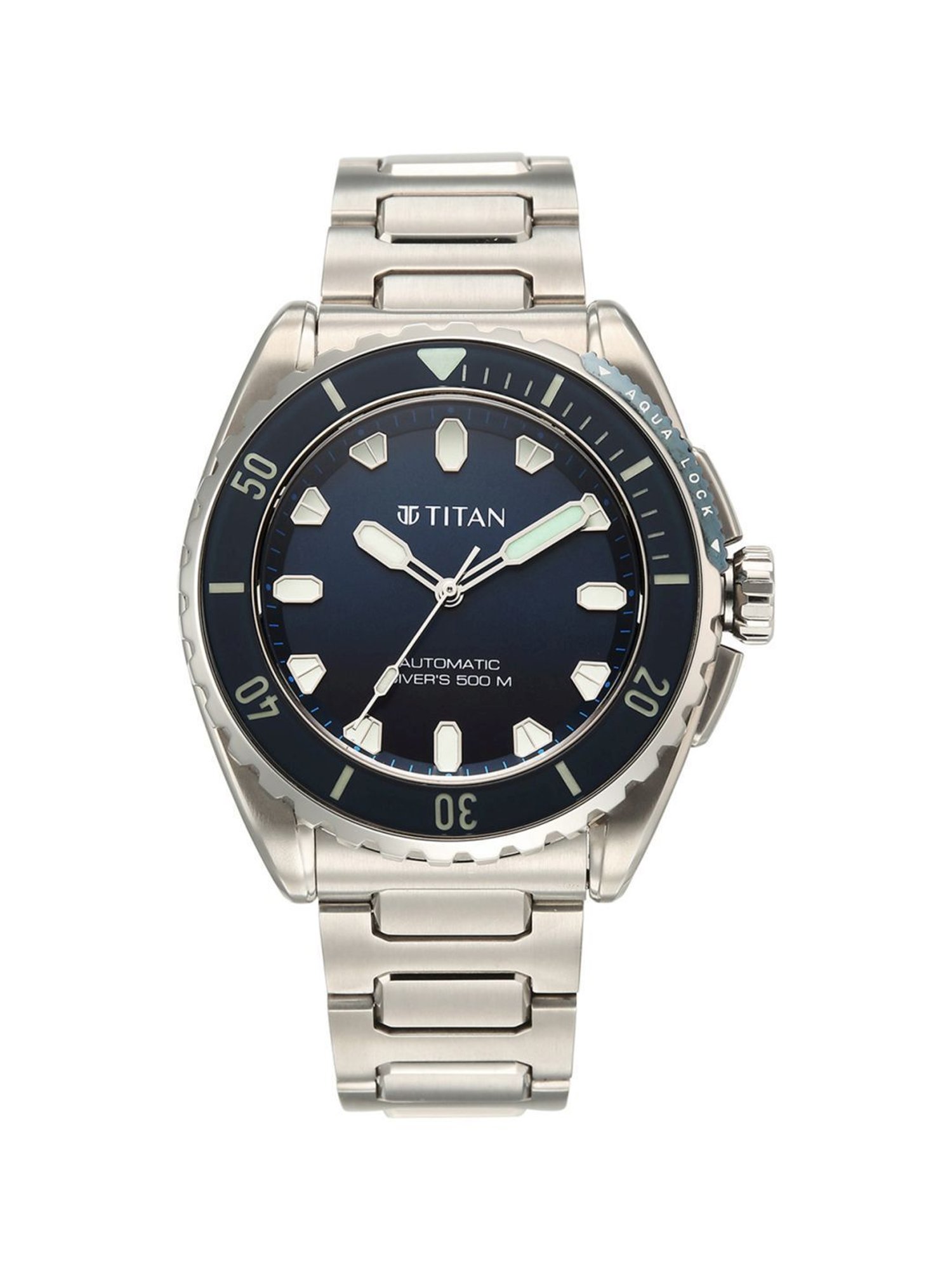 Buy Titan 10071KM01 Zero Hour Diver's Analog Watch For Men at Best
