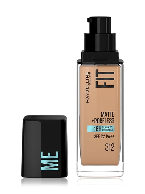 Maybelline New York Fit Me Matte & Poreless Liquid Foundation Golden 312 - 30 ml