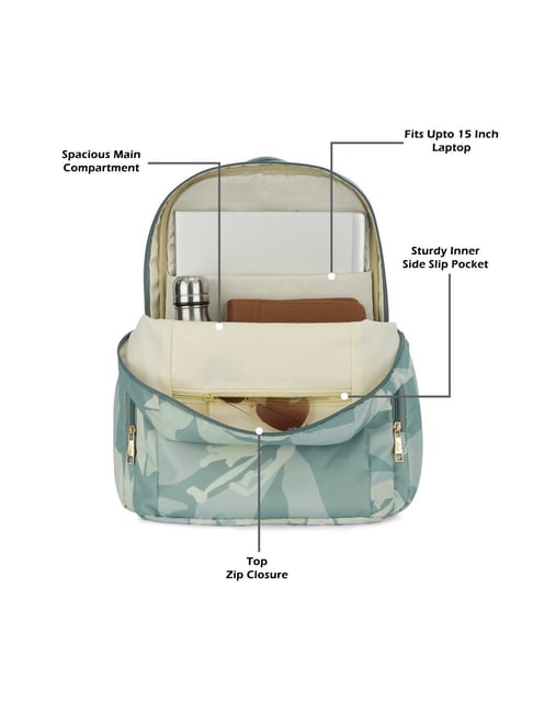Lavie Green Valeria 15 Inch Laptop Fashion Backpack Lavie Green Valeria 15 Inch Laptop Fashion Backpack