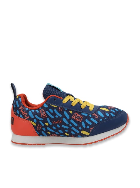 PUMA Unisex Sunny Jr V1 Blue Sneakers-picture-39