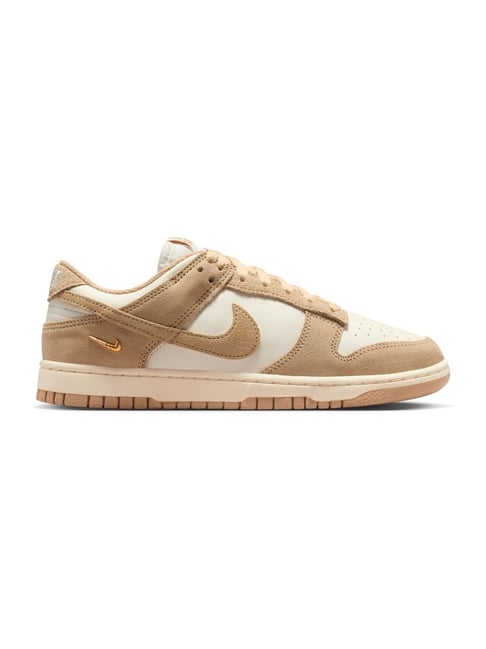 Nike Women's SB DUNK DU LOW White & Beige Sneakers-picture-28