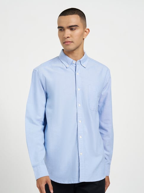Peregrine By Pantaloons Azurine Relaxed Fit Shirt-picture-35