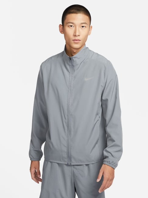 Nike Smoke Grey & Reflective Silv Form Regular Fit Jacket