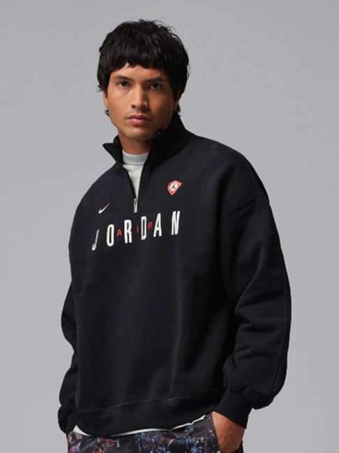 Nike Black & Sail Jordan Relaxed Fit Sweatshirt