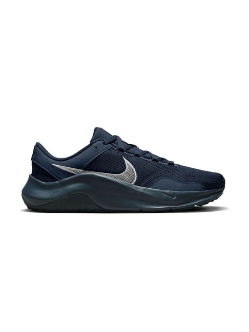 Nike Men's LEGEND ESSENTIAL Obsidian & Pink Foam Obsidian Lime Blast Training Shoes
