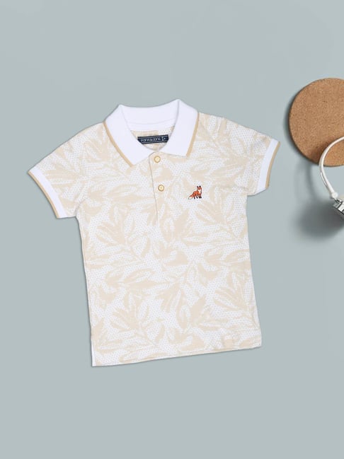 Pantaloons Baby Boys Fog Printed Polo T-Shirt