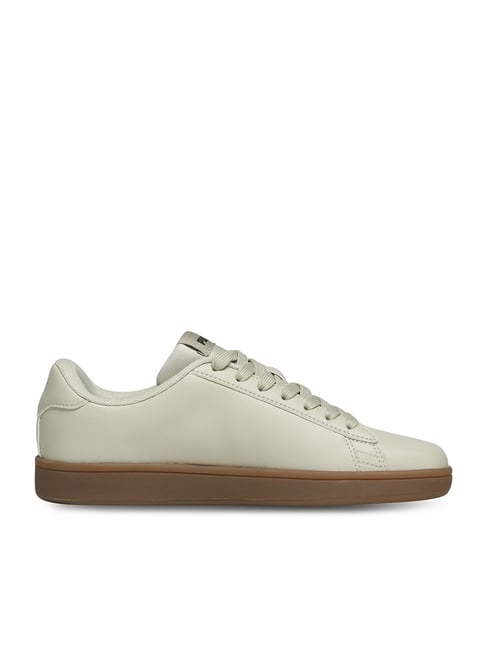 Puma Unisex Smashic Desert Dust & Black Sneakers