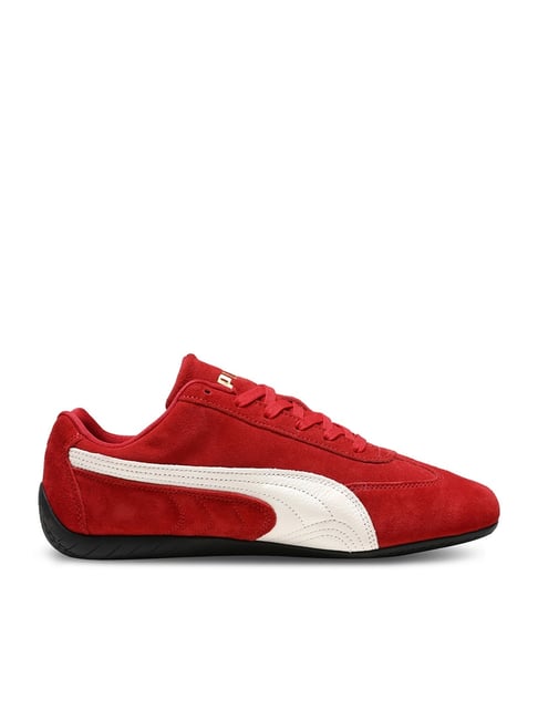 Puma Unisex Speedcat Red & White Sneakers